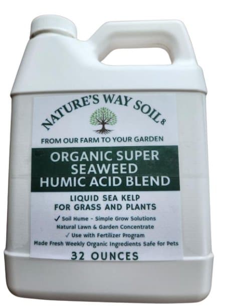 Nature's Way Soil Liquid Lawn Soil Conditioner – Humic Acid & Kelp Liquid Aeration for Compacted Soil – Root Growth Booster for Grass & Lawns – 32 oz Concentrate